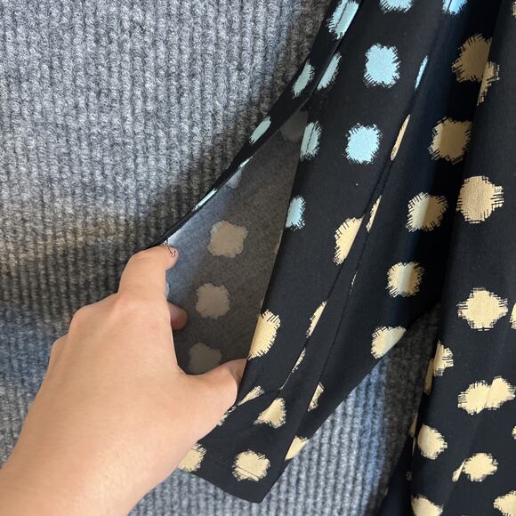 Chico's Womens Boho Artsy Blouse Size XL Stretch Cold Shoulder Multi Color - Picture 5 of 11